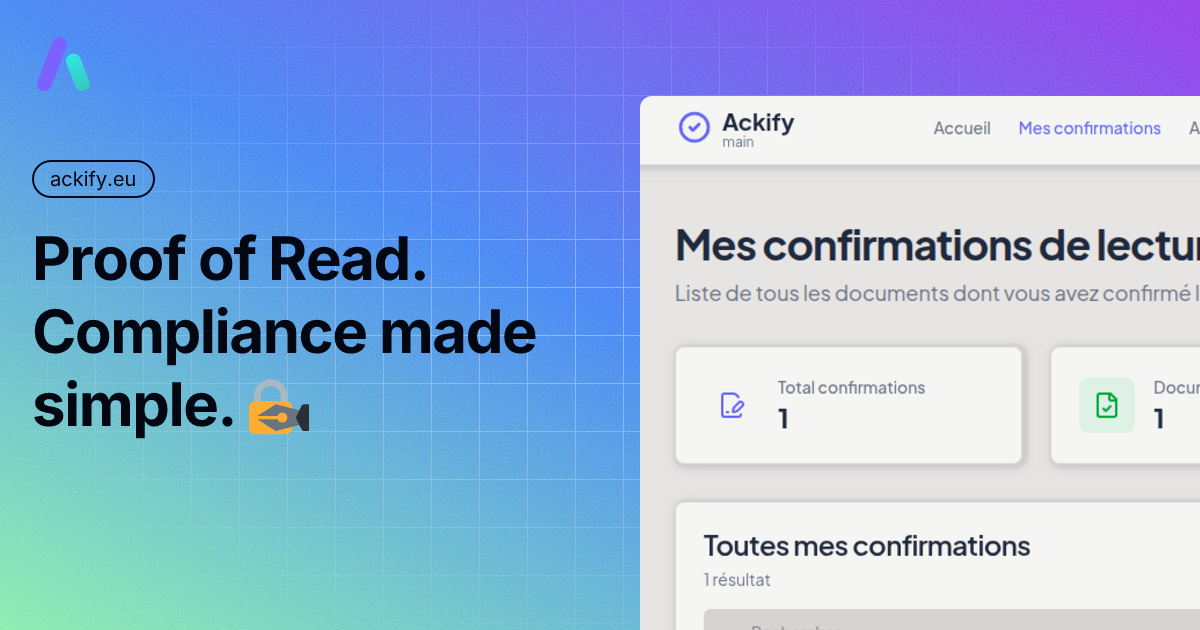 Ackify — un outil simple, né d'un vrai besoin